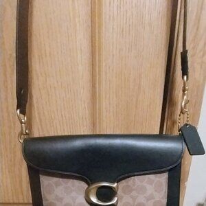 Coach Tabby signature Bag 26 Black shoulder purse